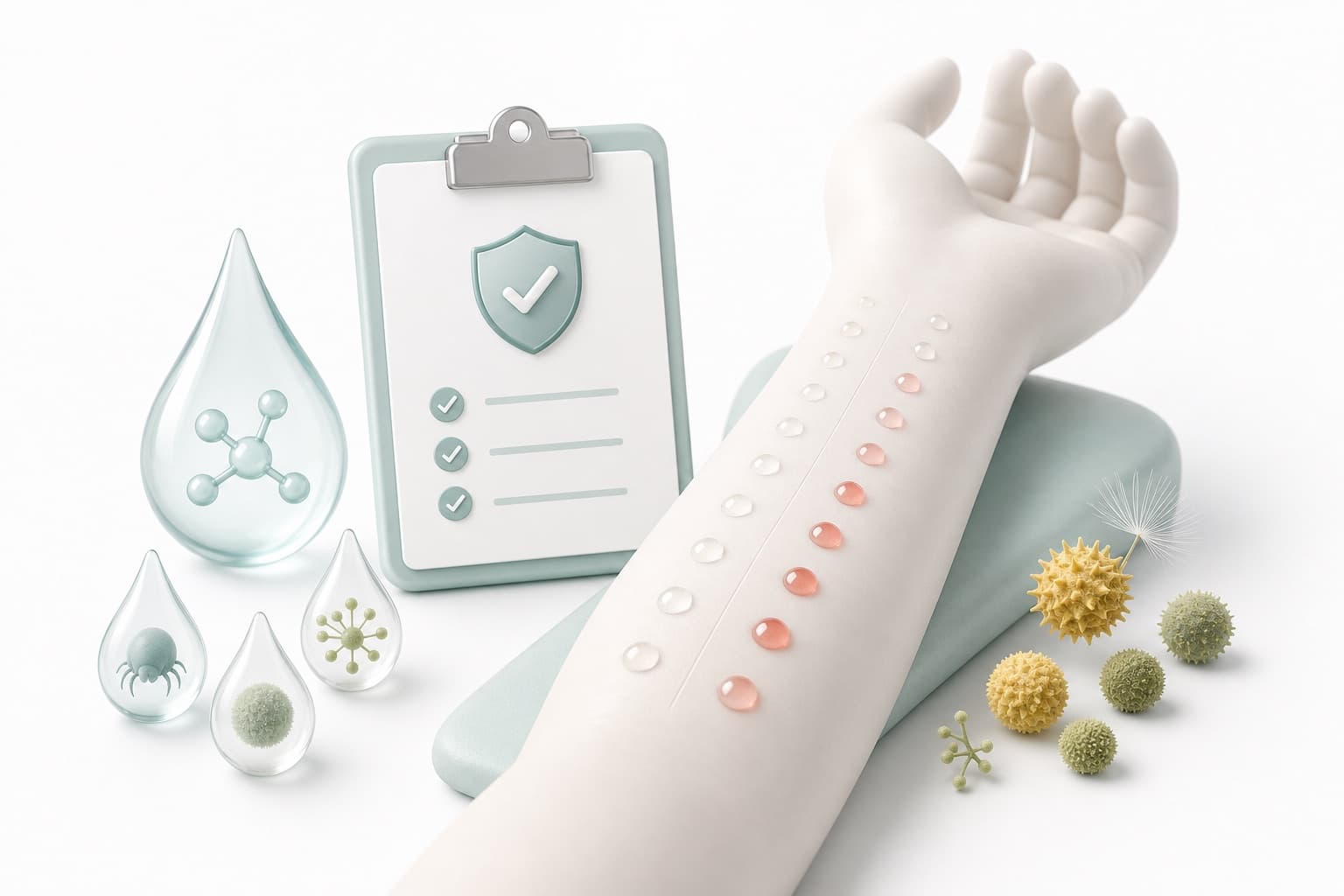Allergy Test medical service graphic
