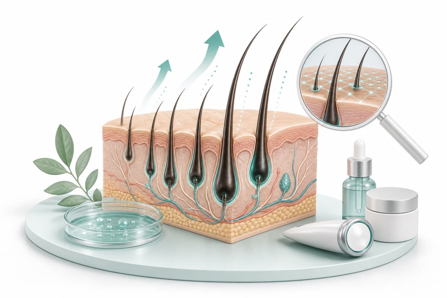 Hair Growth medical service graphic