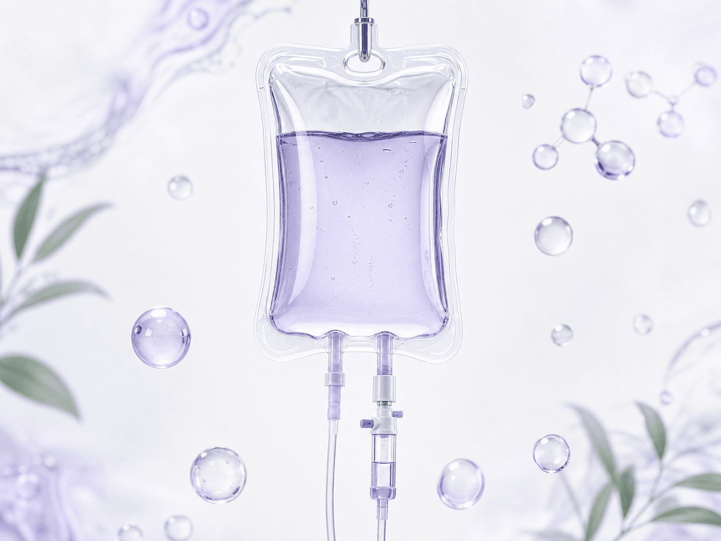 Hangover recovery IV drip wellness graphic